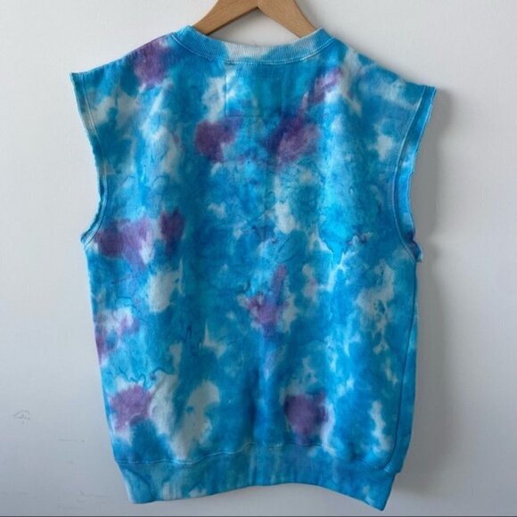 La Detresse blue blueberry mystic slevless pullover - Picture 6 of 7